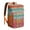 Orange-14, variant on Tribal Pattern Insulated Cooler Backpack, Leakproof Lunch Backpack with Retro Chic Style – Waterproof Camping Bag for Men, Women, and Students