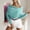 🔥 Light Blue, variant on Sentmoon Sweaters V Neck Soft and Cozy Knitted Long Sleeve Womens Plus Size Tops Off Shoulder Solid Color Loose Women Fall Outfits Trendy Winter for Weekend Trips Brown Free Size