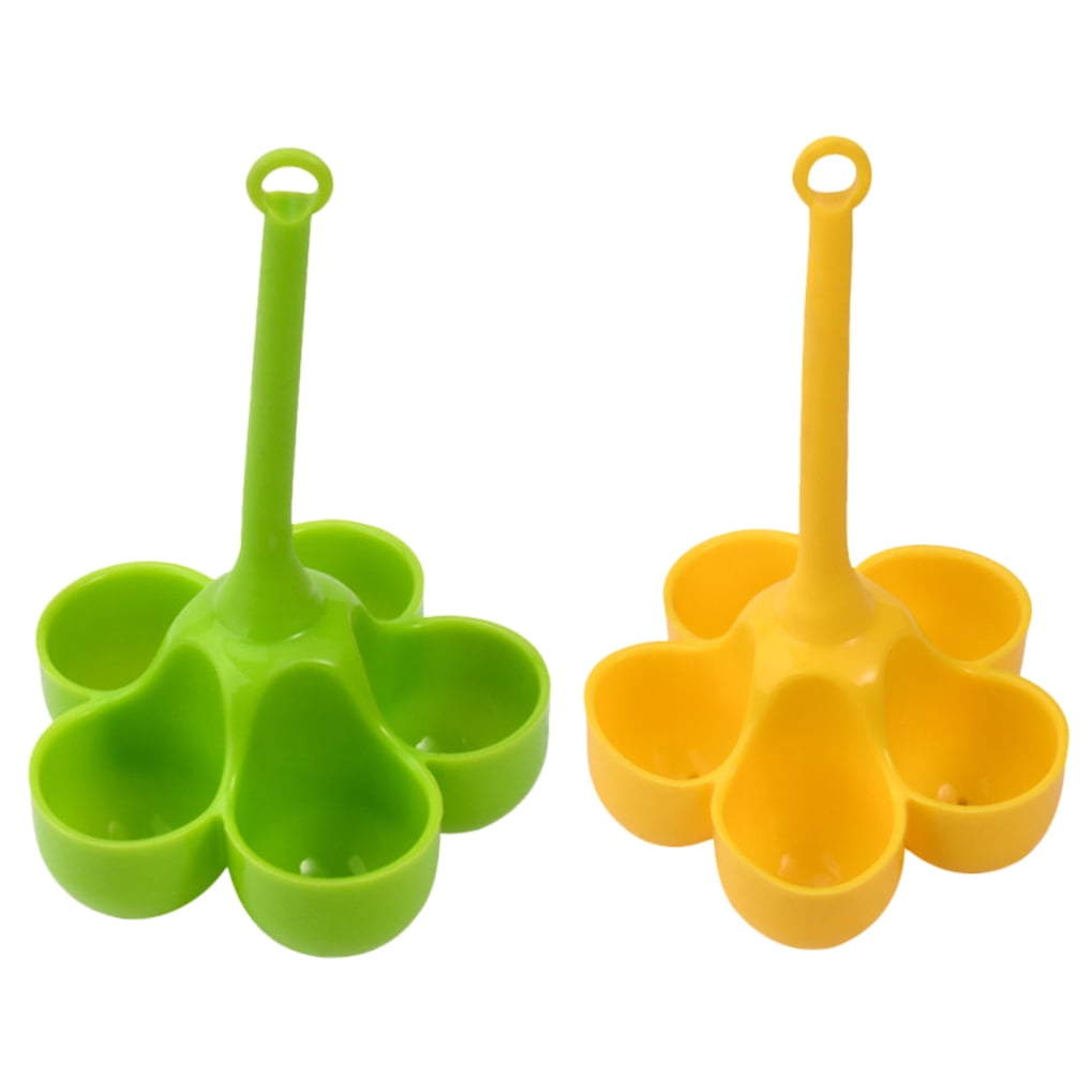 SEWCHICS Silicone Egg Holders Green 2Pcs For Cooking Eggs