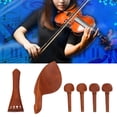 thumbnail image 1 of With Tuners With Tailpiece Violin Accessories, Violin Fittings Set, For Professionals Beginners, 1 of 8