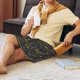 thumbnail image 5 of Fotbe Retro Excavator Pantalones Cortos de Pijama para Hombre, Ropa de Dormir, Pantalones de Pijama Cortos para Hombre-4X-Large, 5 of 6
