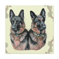 thumbnail image 2 of "Friendly German Shepherd Pair" - Canvas, 2 of 25