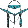 thumbnail image 2 of Western Horse Headstall Breast Collar Set American Leather Hilason, 2 of 2