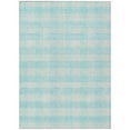 thumbnail image 2 of Addison Rugs Chantille Indoor/Outdoor Transitional Plaid Aqua Washable Rectangle Rug, 5' x 7'6", 2 of 6