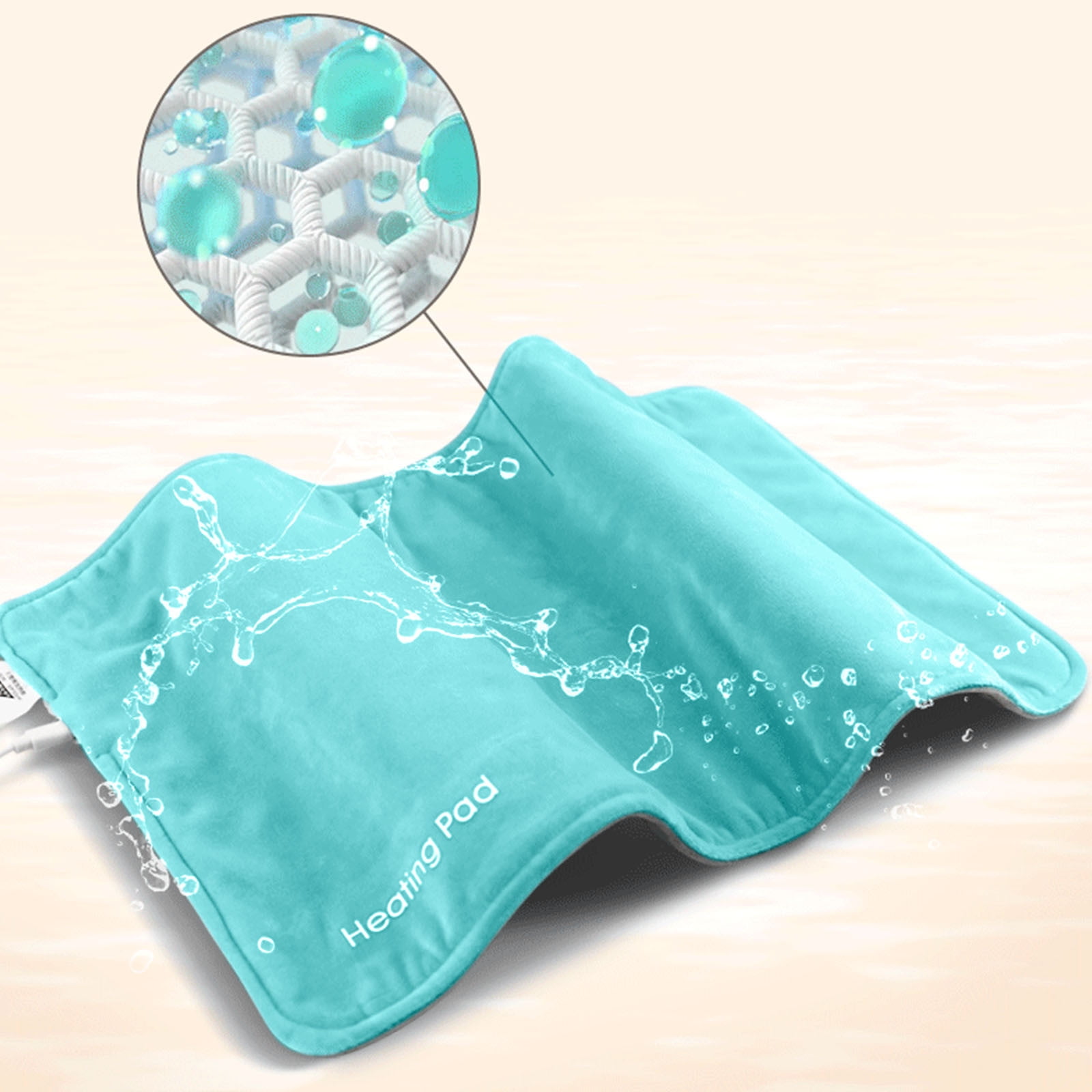 Heated Blanket USB Heating Pad Blanket Made Of Crystal Velvet Portable Winter Multiple Application Scenarios Heat Blanket 23.6x12 Inch Machine Washable
