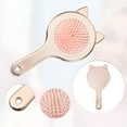 thumbnail image 3 of 1 Pc Women Cat's Ears Airbag Hair Comb for Straight Curly Hair Rose Gold Tone ABS TPR, 3 of 6