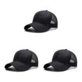 thumbnail image 3 of Transemion Lightweight Baseball Cap Comfort And Functionality Combined Sun Protection black 3Set, 3 of 6