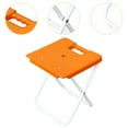 thumbnail image 6 of MAGIDEAL Folding Stool Outdoor Portable Seat Modern Train Seating Stool Fishing Chair for Orange, 6 of 8