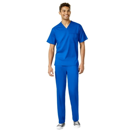 

WonderWink Pro Men s V-Neck Top & Straight Leg Cargo Pant Scrub Set