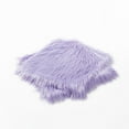 thumbnail image 4 of Home Soft Things Mongolian Faux-fur Pillow Covers Luxury Fluffy Throw Pillow Case Decorative Fuzzy Cushion Cover, No Pillow Insert, Set of 2 - Lavender - 20" x 20", 4 of 5