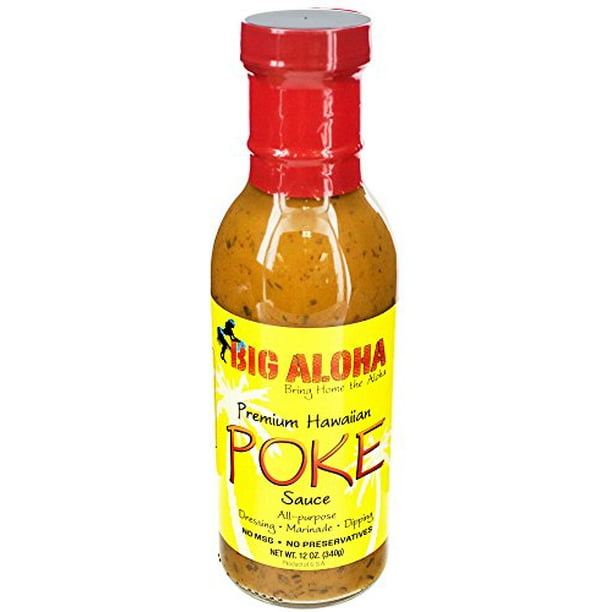 Big Aloha Premium Hawaiian Poke Sauce, 12 oz