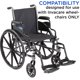 thumbnail image 3 of Reposapiés para silla de ruedas Invacare T93HCP Hemi con reposapiés compuesto, 3 of 4
