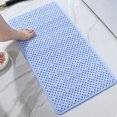 thumbnail image 3 of Xinyolin Bathroom Mat with Suction Cups Drain Holes Weaving Design Strong Grip Machine Washable Anti Slip Bathtub Mat Bathroom Accessories, 3 of 8
