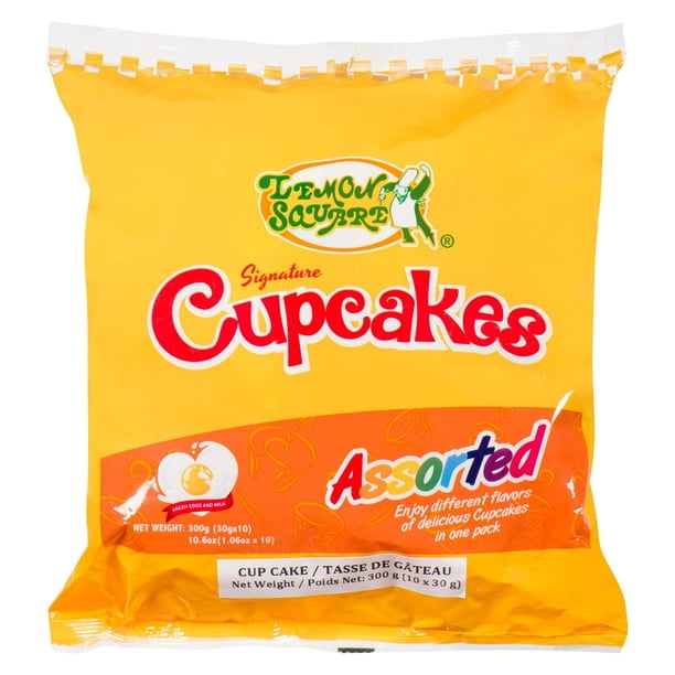 Lemon Square Assorted Cakes, 300g (10 x 30g) - Walmart.ca