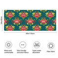 thumbnail image 3 of Pioneer Flower Floral Print Pattern Bathroom Rugs Mat, Non Slip Microfiber Bathroom Rug with Rubber Backing, Soft Mats for Bathroom Floor Tub Shower, 24"x60", 3 of 5