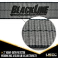 thumbnail image 6 of 2" x 27' BlackLine Ratchet Strap w/ Black Flat Hooks and Black Ratch, 6 of 7
