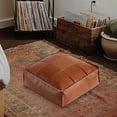 thumbnail image 6 of Dvumao Organizers and Storage, Faux Leather Poofy Ottoman Footstool Moroccan Unstuffed Pouf Cover Foot For Storage Floor Cushion Footrest No Filler, Man Gifts, 6 of 7
