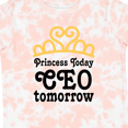 thumbnail image 4 of Inktastic Princess Today Future Ceo Tomorrow Girls Toddler T-Shirt, 4 of 5
