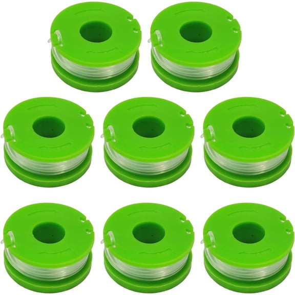 RS90121 Trimmer Replacement Spool Line Compatible with Earthwise Trimmer Models LST02010 LST02212 LST10012 CST00012 CST12010 String Trimmers, 0.065" Replacement Spool Line (8Pack)