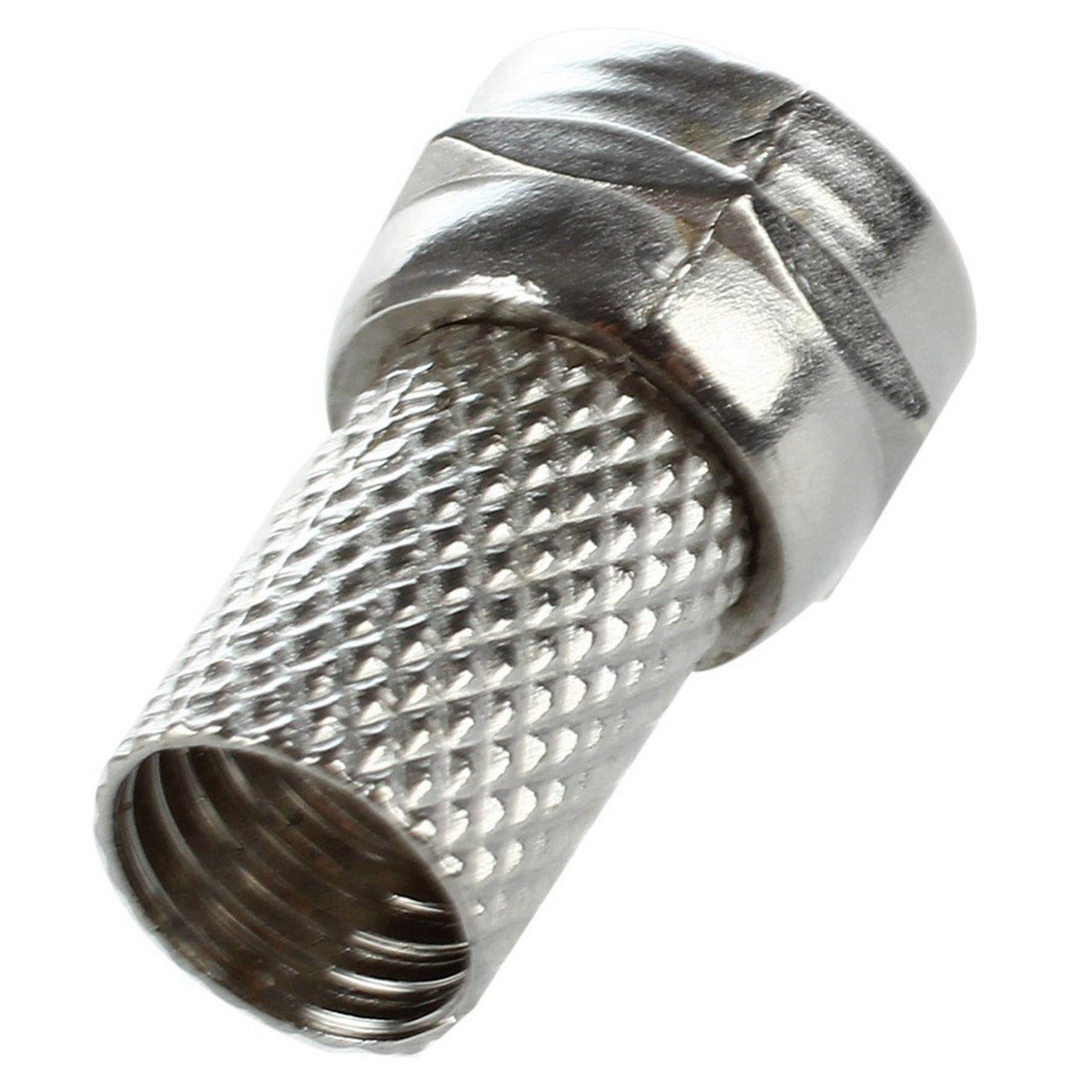 30 Pcs RG6 F-Type Twist-On Coax Coaxial Cable RF Connector Male for CCTV Camera