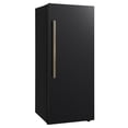 thumbnail image 3 of Forno Maderno 28-Inch Convertible Freezer/Refrigerator in Black with Antique Brass Handle, 13.6 cu.ft. Right Swing, 3 of 4