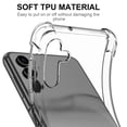 thumbnail image 2 of Dteck for Samsung Galaxy A37 5G Case, Shockproof Crystal Clear Cover TPU  Protective Back Phone Case for Samsung Galaxy A37 5G,Clear, 2 of 6