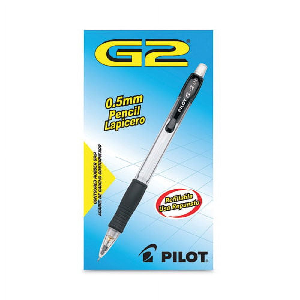 G2 Mechanical Pencil, 0.7 Mm, Hb (#2.5), Black Lead, Clear/black Accents Barrel, Dozen | Bundle of 10 Dozen
