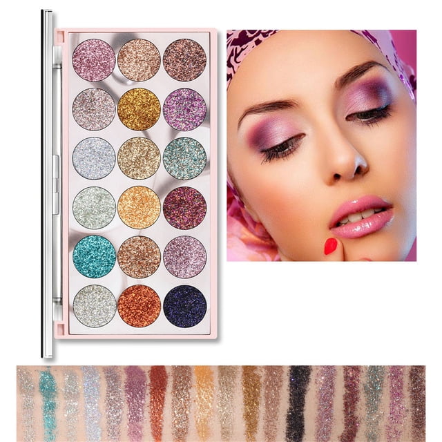 Spotlight Eyeshadow 18 Color Eye Shadow Makeup Pallet Highly Pigmented Colorful Powder Long Lasting Waterproof Eye Shadow, Makeup Eye Shadow