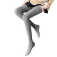 thumbnail image 5 of Eoperou 1 Pair 80cm Japanese Style Solid Color High Elasticity Non-slip Silicone Thigh Stockings Autumn Winter Women Over Knee Socks, 5 of 8