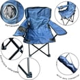 thumbnail image 2 of Silla Plegable Infantil Niños Para Jardín con Funda, Playa, Acampar, Color Azul Oscuro- Segos, 2 of 3