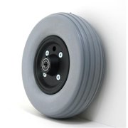New Solutions CW244PB20 8 x 2. 5 inch Caster Wheels with Urethane Tires & B20 Bearings for Wheelchair, Set of 2