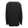 thumbnail image 5 of Aoochasliy Womens Sweaters Pullover Clearance Trendy Casual V-Neck Solid Knitted Sweater Tops, 5 of 5