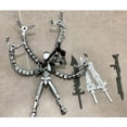 thumbnail image 7 of Joint Movable 3D Printed Doll Action Figure Black - Creative Decompression Desktop Ornament with 6 Interchangeable Weapons and Hands for Robot Enthusiasts, 7 of 7