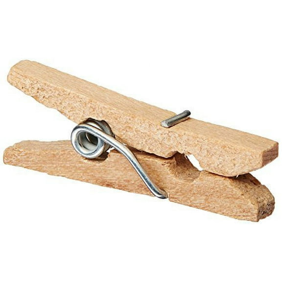 Krafty Kids Mini Wood Clothespins-Natural 1" 45/Pkg
