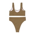 thumbnail image 4 of High Waisted Bikini Set for Women Athletic Two Piece Swimsuit Sporty Scoop Neck Bathing Suit for Teen Girls Juniors, 4 of 6
