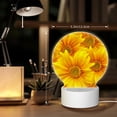 thumbnail image 6 of Naloa 3D Sunflowers Acrylic LED Night Light Custom LED Lights Personalized Nightlight Customized Gifts for Family Couples Friends, 6 of 9