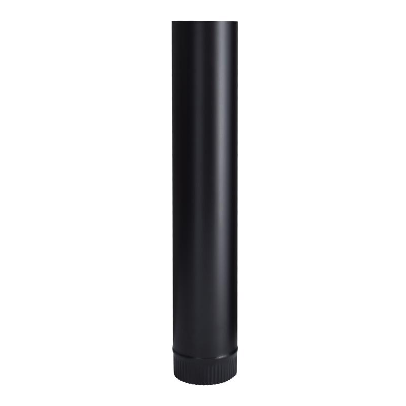 Imperial Manufacturing 4 in. Dia. x 24 in. L Steel Stove Pipe Black