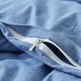 thumbnail image 3 of MarCielo 3pcs 400TC Washed Cotton Duvet Cover Set King, 3 of 4