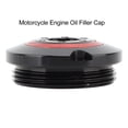 thumbnail image 4 of Motorcycle Engine Oil Filler Cap, Aluminium Alloy Fuel Tank Cover Replacement for Enduro R1200GS R1200GS Adventure R1200R, with CNC Machining Anodized Surface, 4 of 7