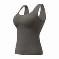thumbnail image 6 of Women's Seamless Bodysuit with Built In Bra, Strapless Tank Top with Removable Cups, T-Shirt Bra Alternative for Everyday Wear, Backless Dress and Layering-Gray, 6 of 6