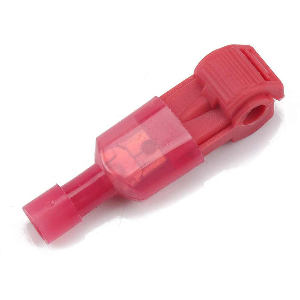 T-Tap Wire Terminal Connector Male Disconnects Kit Spade Terminals Quick Insulated Pliers Electric 300 Pcs