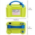 thumbnail image 3 of Electric Balloon Inflator Pump - Dual Nozzle Pump Tip Air Blower with Built-in Motor Advanced Wire Storage for Kids Children Birthday Party Wedding Sports Holiday Festival Decoration (Yellow), 3 of 7