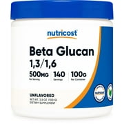 Nutricost Beta Glucan Supplement Powder 100 Grams (140 Servings)
