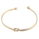 thumbnail image 3 of Brazalete minimalista de alambre para mujer, ajustable, fino y con purpurina, para uso diario dorado, 3 of 9