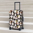 thumbnail image 6 of Fuzoiu Different Ghosts Print Suitcase Cover,Washable Luggage Covers for Suitcase,Elastic Luggage Protector Cover,Scratch Resistant Travel Suitcase Covers-Medium, 6 of 7