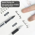 thumbnail image 3 of 16 Pack Pens 0.5mm Black Gel Pens, Quick-Drying Ink Pens, Writing Pens for Note Taking, Sketch, Bullet Journal, Black Pens, 3 of 5