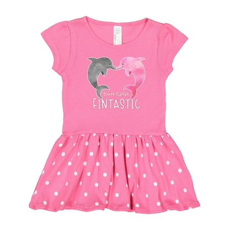 

Inktastic You re Flippin Fintastic Dolphins Gift Toddler Girl Dress