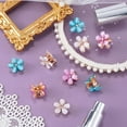 thumbnail image 6 of Dalrosia 15PCS Small Hair Clips Crystal Mini Flower Hair Clips Hair Decorations for Women Hair barrettes for Fine Hair Alligator Bling Bling Hairpin, 6 of 7