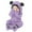 Purple, variant on Mercatoo Toddler Baby Fleec𝐞 Footed Jumpsuit Hooded Pramsuit Winter Snowsuit for Baby Boys Girls Bear Romper Outerwear