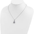 thumbnail image 5 of Sterling Silver June Cz Stone Never Forget Tear 18In Birthstone Necklace Made In China qsx185, 5 of 5